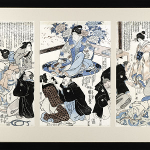 2443 - A Great Doctor Treating Serious Diseases by Utagawa Kuniyoshi (1797-1861)