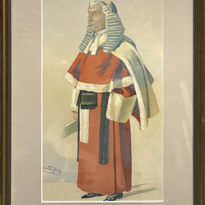 2947 - "Mr. Justice Grantham" (Vanity Fair) by Sir Leslie Matthew Ward (1851 - 1922)