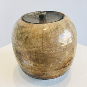 Ceramic Urn- Raku Pottery by Wayne Ngan