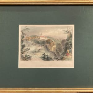 1580 - Village of Lorette Near Quebec by W.H. (William Henry) Bartlett (1809-1854)