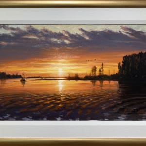 10081 - Sunset Over Ladner Reach by John Horton (FCA, CSMA) 