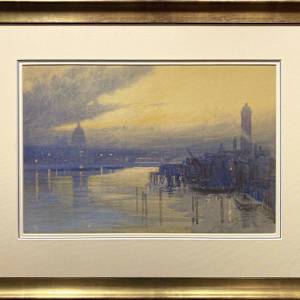 10335 - Daybreak, St. Pauls by Frederick Bell-Smith (1846-1923)