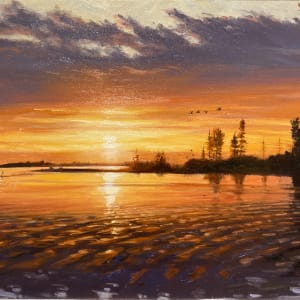 10081 - Sunset Over Ladner Reach by John Horton (FCA, CSMA)