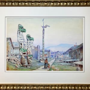3169 - Vue d’Alert Bay. Totem poles, vers 1925 by Petley Jones Gallery