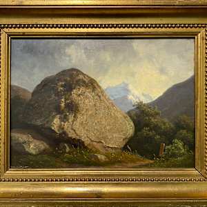 10282 - Mountain Scape by Johann Heinrich Limpert (1858-1938)