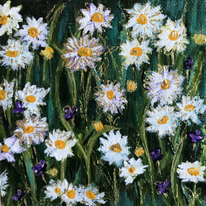 Dancing Daisies  by Dionne White