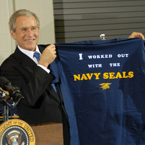 President George W. Bush by Spc 2nd Class Joseph Clark