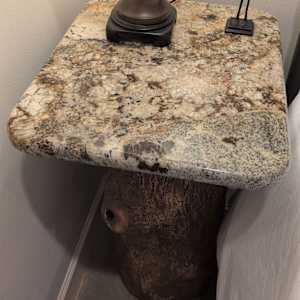 Stump and Stone Sidetable by Rigsby Frederick 