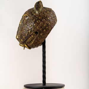 Benin Leopard Mask by Rigsby Frederick 