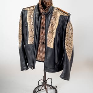 Leather & Snake Jacket