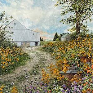 As Evening Falls by Laurel Lake McGuire