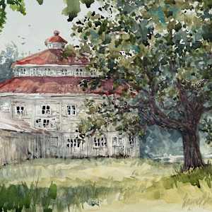 Round Barn by Laurel Lake McGuire