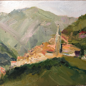 View Of Volegno by Julia Chandler Lawing