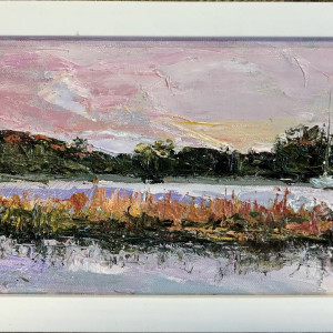 Sunset On The Creek by Julia Chandler Lawing