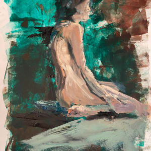 Nude On Green by Julia Chandler Lawing