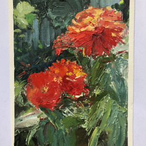 Zinnia Sonata by Julia Chandler Lawing