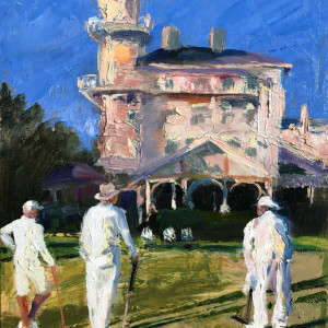 Croquet At The Club by Julia Chandler Lawing