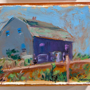 Block Island Barn by Julia Chandler Lawing