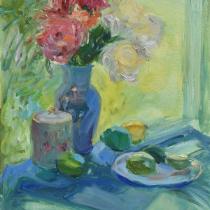 Citrus Still Life by Julia Chandler Lawing