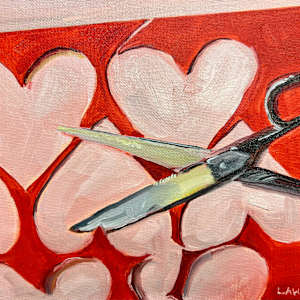 Cutout Hearts by Julia Chandler Lawing, Image 1.