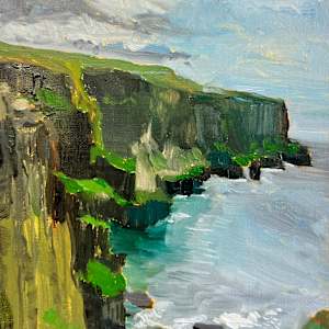Cliffs Of Moher, Killilagh, Ireland by Julia Chandler Lawing, Image 1.