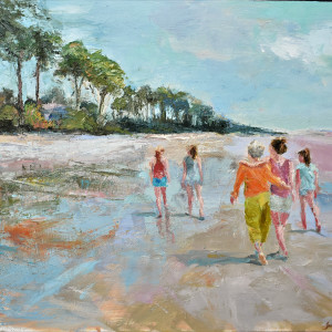 Beach Walk by Julia Chandler Lawing