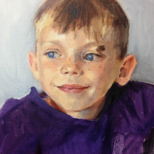 Portrait Sketch of Kurtis by Daphne Cote