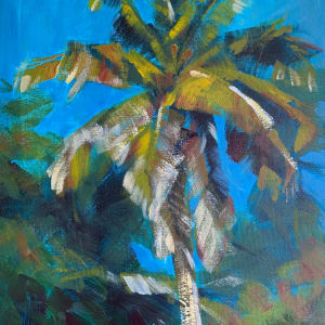 Sunlit Palm by Susan Clare 