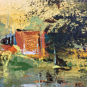 Canoe Club on the Chelmer by Susan Clare 