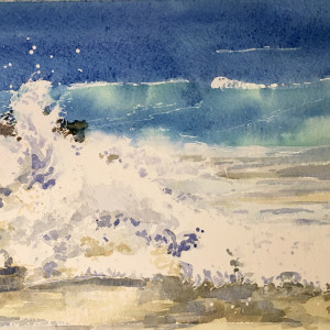 Wave Splash 2 by Susan Clare 