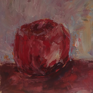 Red Apple by Renée  Ortiz