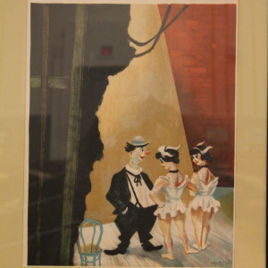 Clown with Show Girls by William Gropper 