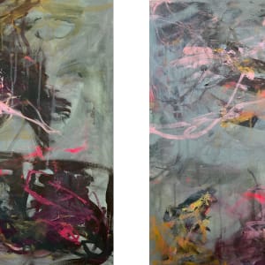Peace Blooms Again II by Beverly Todd  Image: Diptych. Peace Blooms I and II. 