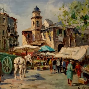 Untilted - Market Scene by A Pissano
