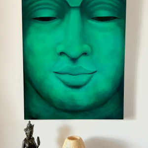 Emerald Buddha by Terri Maxfield Lipp 