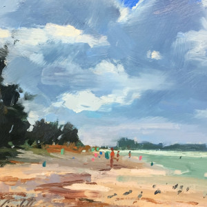 Holmes Beach Clouds by Katie Dobson Cundiff
