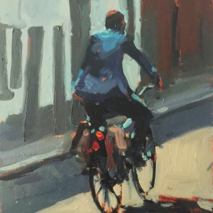 Bicyclist 1 by Katie Dobson Cundiff