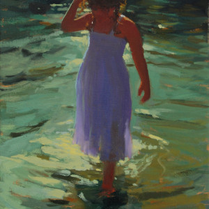 Wading Child by Katie Dobson Cundiff