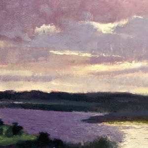 Late Light Over Lake by Katie Dobson Cundiff