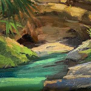 Rock Springs Blue Hole by Katie Dobson Cundiff