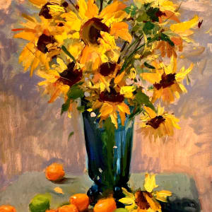 Sunflowers and Tangerines by Katie Dobson Cundiff