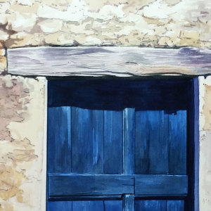 Blue door by Dave P. Cooper 