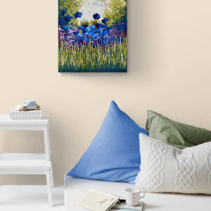All in Blue by Karin Neuvirth  Image: Painting in Virtual Room