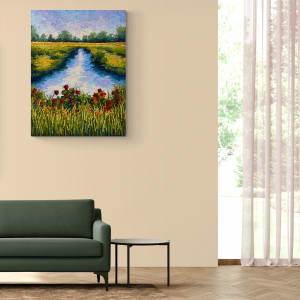 Country Canal of the Netherlands  Image: Painting in Virtual Room