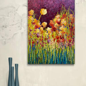 Flowers at Twilight  Image: Painting in Virtual Room