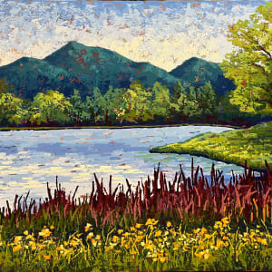 Mountain Lake by Karin Neuvirth