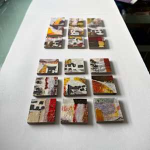 Fragmented Rhythms by Scott D.S. Young  Image: A view from my studio just after completing