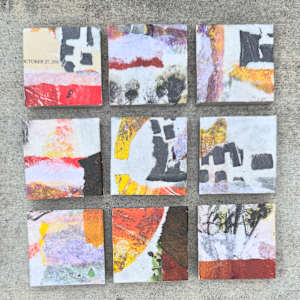 Fragmented Rhythms by Scott D.S. Young  Image: Fragmented Rhythms II - against a stone wall