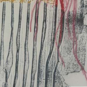 Vertical Lines Interrupted by Scott D.S. Young  Image: close up