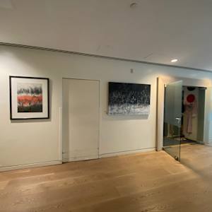 Red Hot Jazz by Carolyn Kramer  Image: Zen Gallery, Mondrian, LA, CA